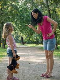 Are you ready to spend all your money on d. Mother Is Disciplining Her 6 8 Years Old Daughter Girl S Looking Rebellious Stock Photo Picture And Royalty Free Image Image 42388947