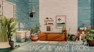 Why not check out some mods? Sims 4 Large Small Bricks Get Famous Walls And Floors Best Sims Mods