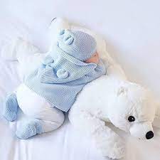 Big Soft Polar Bear Baby Soft Toys Baby Pillows Baby Plush