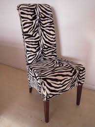 4 Zebra Print Dining Chairs Set Kitchen Restaurant Animal Print Furniture Uk New Furniture Uk Dining Chair Set Animal Print Furniture