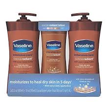 Vaseline intensive care cocoa radiant lotion features cocoa butter, an ingredient known for soothing and healing dry, dull and cracked skin, making it perfect for tough skin on elbows, toes, and heels. Vaseline Intensive Care Cocoa Butter Lotion Cocoa Radiant 20 3 Oz 2 Ninthavenue Europe