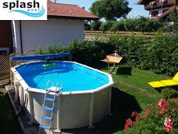 Aufstellbecken Oval Freistehend Pool Aufstellen Aufsteller Oberirdische Pools