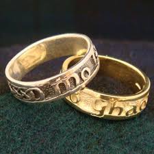 Mo Ghaol Ort Gold Ring Scottish Wedding Rings Traditional Wedding Rings Rings