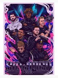 Sidemen Sdmn Originals Manga Sticker By Coconutoil444 Work Cartoons Cartoon Styles Youtube Art