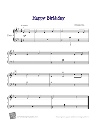 As you get older and grow wiser, be sure to look ahead to better days and not behind dwelling on the past. Happy Birthday Easy Piano