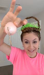 easter basket hair (Easy DIY)