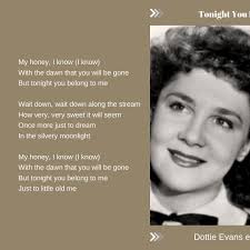 Tonight You Belong to Me Tradução Cover