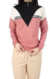 Bayan Sweat Kadin Sweatshirt Modelleri Kadin Leopar Deseni Pudra