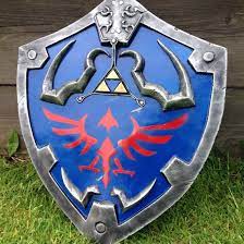 Battle Damaged Hylian Shield Shield Props Battle