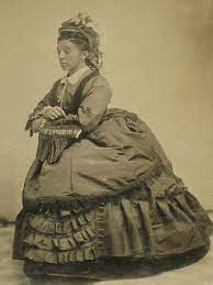Rare Tintype African American Black Woman Wearing 1870 S Bustle Dress Vintage Black Glamour African American Fashion Women Wear