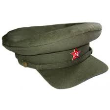 Soviet Russian Rkka Military Khaki Visor Cap Red Army Wwii Hat Soviet Red Army Army Hat Visor Hats