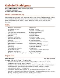 20+ best safety manager resumes