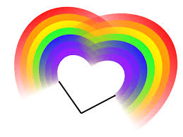 Download Double Rainbow Heart Svg Vector Double Rainbow Heart Clip Art Svg Clipart