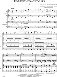 Die nutzer lieben auch diese ideen. Wolfgang Amadeus Mozart Eine Kleine Nachtmusik Sheet Music In G Major Download Print Sku Mn0026302