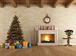 United states date of performance/collection: Hd Wallpaper Holiday Christmas Chimney Christmas Tree Fireplace Gift Wallpaper Flare