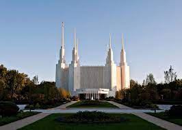The temple rises magnificently against the sky, either in the daylight sun or when illuminated at night. Washington D C Temple Visitors Center