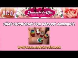 Uñas decoradas con dibujos, uñas decoradas con dibujos animados faciles. Decoracion De Unas Google