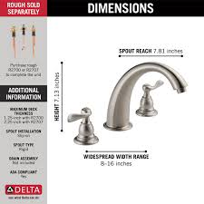 Delta tub faucet repair instructions. Roman Tub Trim Bt2796 Ss Delta Faucet