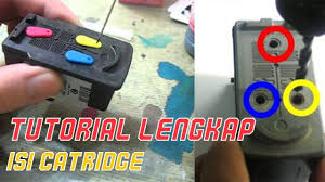 Cara mengisi tinta printer canon mp280. Cara Mengisi Cartridge Warna Canon Youtube