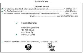 State residents can request an oh copy of id card credentials in the event of a lost, stolen or destroyed document. Ohio Health Choice Member Id Card