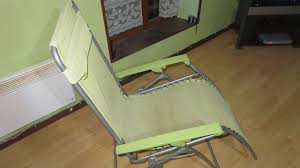 Lafuma Transat Relax Rt Installation De Lacets Elastiques Youtube