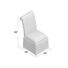 Lillian Upholstered Solid Back Skirted Side Chair In 2020 Dining Chairs Versatile Dining Chairs Upholstered Dining Chairs
