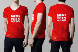 V Neck Male T Shirt Mockup Free Psd Pixelify Best Free Fonts Mockups Templates And Vectors Shirt Mockup Clothing Mockup Male T Shirt