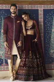 Designer Lehengas Buy Saira Lehenga For Women Online Fw19rrm264 Wine Anita Dongre Traditional Indian Dress Indian Outfits Indian Bridal Outfits