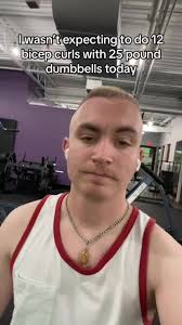 25 Lb Dumbbell Curls to Failure