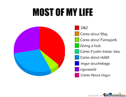 most of my life on a pie chart by check3rs meme center