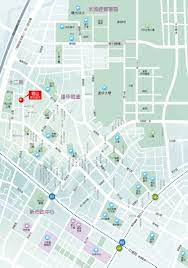 君山 坤悅開發 illustrated map map design street map