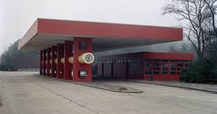 Architectureofdoom Jamesowl Dreilinden By Eyesfutur On Flickr Former Patrol Station At The Checkpoint Bravo Bo Architecture West Berlin Square Windows