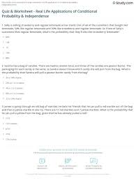 Conditional Probability Worksheet Kuta Sweet Puff Glass Pipe