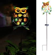 Best solar garden lights solar powered garden lights solar garden stakes solar light crafts solar led lights solar licht butterfly lighting outdoor garden decor gardens. Wsgift Langdb07p6ttr97 Wsgift Metal Owl Garden Solar Lights Solar Powered Garden Outdoor Stake Lights Metal Owl Colorful Led Decorative Garden Light