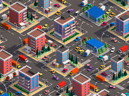 Cartoon Lowpoly City Free Game Pack 3d Model City Cartoon City Building Game City