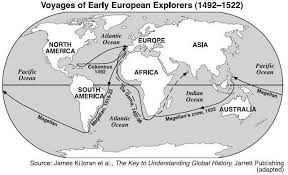 World Map Early European Explorers Age Of Exploration History Classroom History Curriculum European Explorers