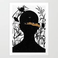 Aesthetic Illustration Black And White Art Pin On Black And White Art Prints