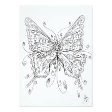 Whimsical Butterfly Coloring Pages Butterfly Coloring Page Coloring Canvas Colorful Drawings