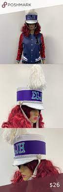 Vintage Marching Band Majorette Hat With Plume Costume Accessories Majorette Clothes Design