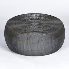 20 simple coffee table styling tricks guests always notice. Obhan Coffee Table Woven Wire Natural Anthracite H 34 Cm D 95 Cm