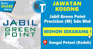 Peluang untuk sesiapa yang nencari kerja full time atau nak buat kerja part time. Jawatan Kosong Jabil Green Point Precision M Sdn Bhd Kini Tular