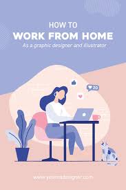 How To Work From Home As A Graphic Designer And Illustrator Graphic Design Tutorials Flat Design Illustration Graphic Design Inspiration