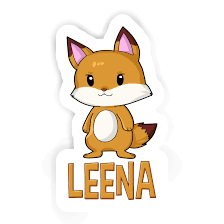 Amazon.com: Leena Fox Sticker (2pcs 5.5 inch, 4pcs 2.5 inch, 6pcs 1.8 inch)  : Toys & Games