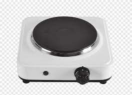 The m who is cooking, cartoon, fire png. Electric Stove Kitchen Stove Electricity Induction Cooking White Electric Stove Plate Black White Png Pngegg