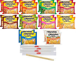 Pre shredded coleslaw mix and instant ramen noodles. Amazon Com Maruchan Ramen Noodle Soup 24 Count 10 Flavor Variety Pack With By The Cup Chopsticks Grocery Gourmet Food