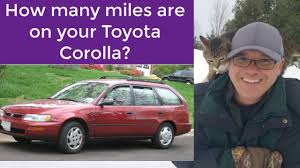 My corolla is a 98 and the original engine had 221000 miles on it before it was replaced with an engine with 53,000. How Many Miles Are On Your Toyota Corolla Youtube