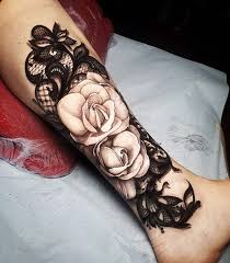 Color colorful flower lace plant rose ← previous post. 21 Stunning Lace Tattoo Ideas For Women Stayglam