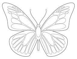 All butterfly coloring pages are printable. How To Draw A Butterfly Art Projects For Kids Butterfly Outline Butterfly Printable Butterfly Coloring Page