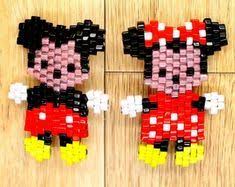 Mickey And Minnie Mouse Earrings Mickey Mouse Earrings Etsy In 2020 Minnie Mouse Earrings Mickey Mouse Earrings Minnie