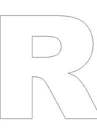 Download single letters or the whole alphabet to print. Alphabet Felt Board Craft Crafts Print Your Letter R Template All Kids Network